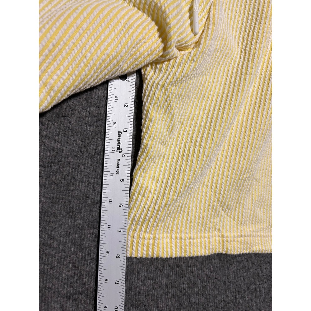 Zara textured shorts yellow mens medium casual new cotton blend - Picture 6 of 7